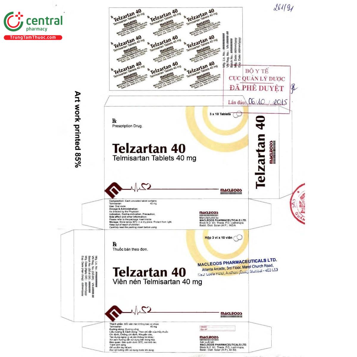 thuoc telzartan 40 2 S7683 thuoc telzartan 40 2 S7683