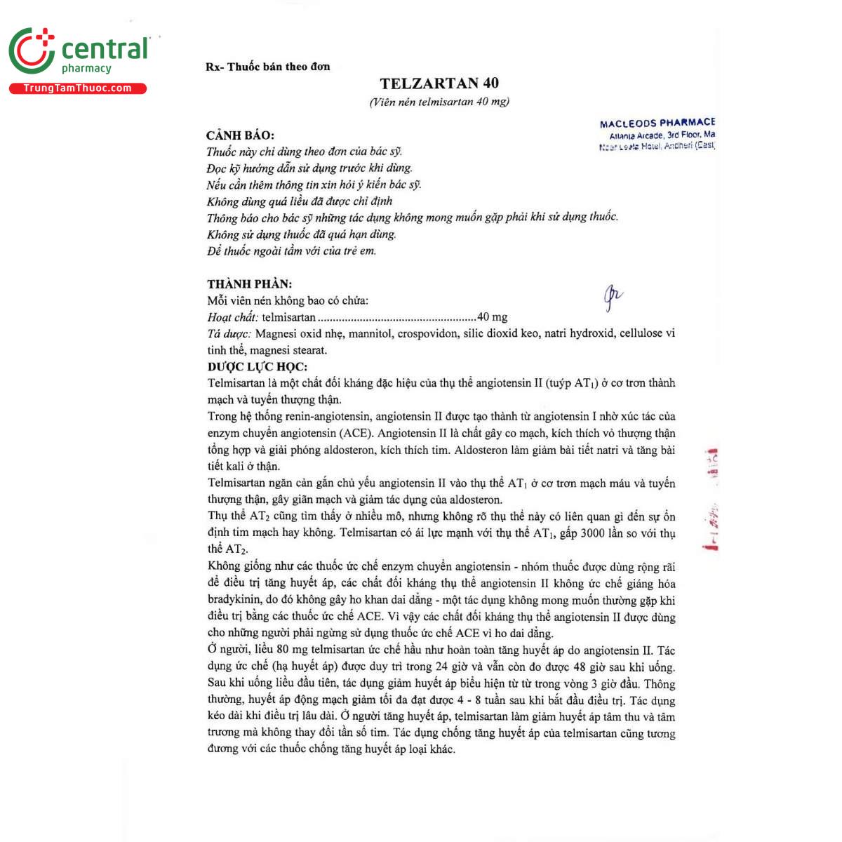 thuoc telzartan 40 3 L4144 thuoc telzartan 40 3 L4144
