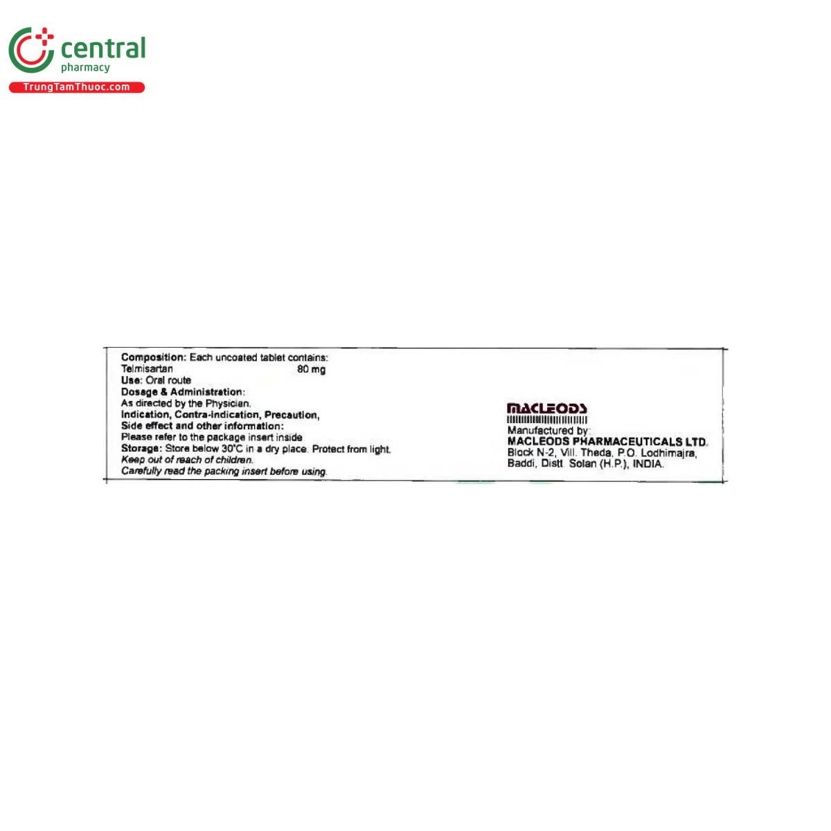 thuoc telzartan 80 2 I3568 thuoc telzartan 80 2 I3568