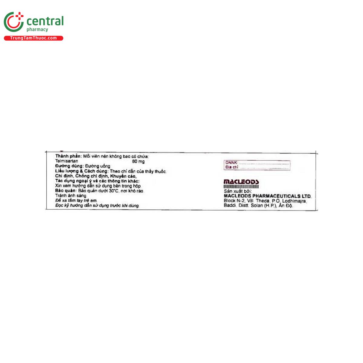 thuoc telzartan 80 3 P6217 thuoc telzartan 80 3 P6217