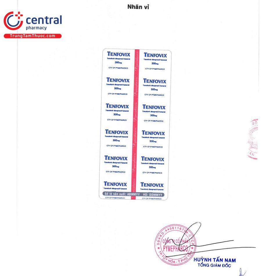 thuoc tenfovix 300mg 12 A0743