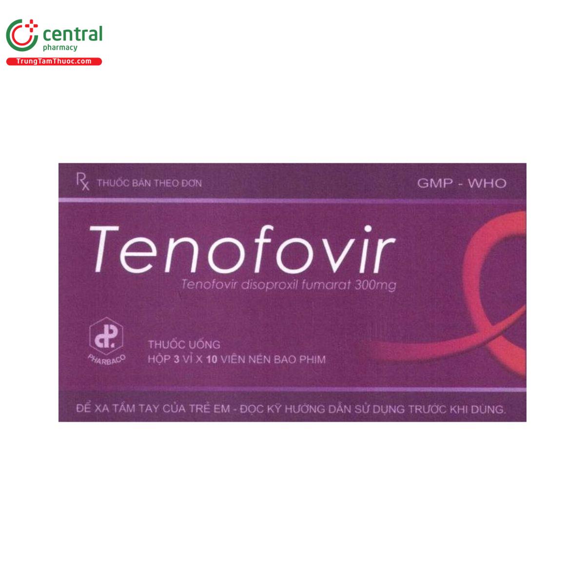 thuoc tenofovir 300 mg pharbaco 1 B0014