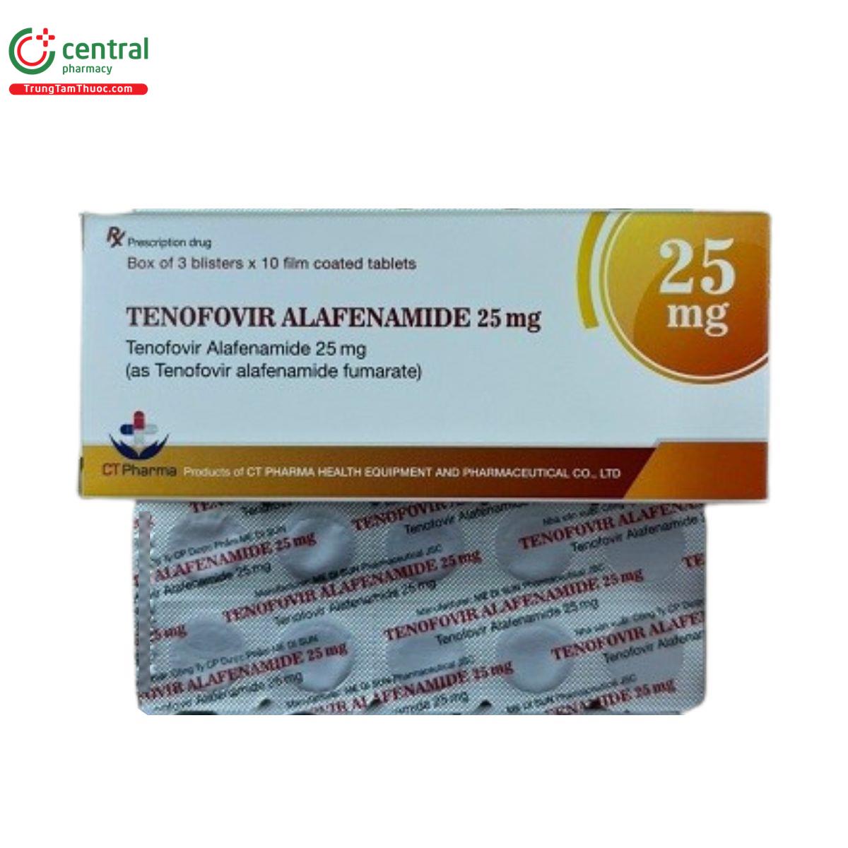 thuoc tenofovir alafenamide 25mg ctpharma A0211