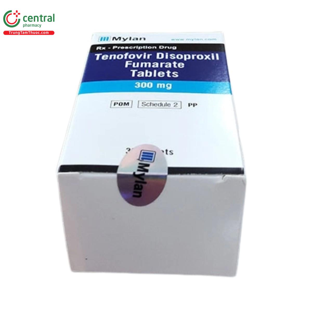 thuoc tenofovir disoproxil fumarate tablets 300mg mylan 3 T7413 thuoc tenofovir disoproxil fumarate tablets 300mg mylan 3 T7413