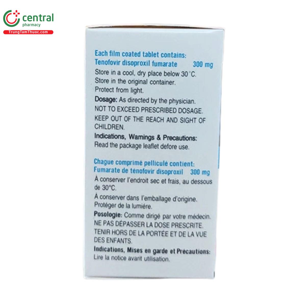 thuoc tenofovir disoproxil fumarate tablets 300mg mylan 5 S7501 thuoc tenofovir disoproxil fumarate tablets 300mg mylan 5 S7501