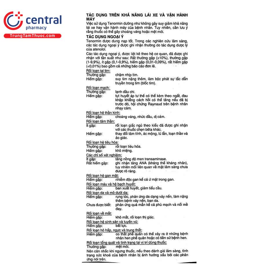 thuoc tenormin tablets 50mg 10 I3704