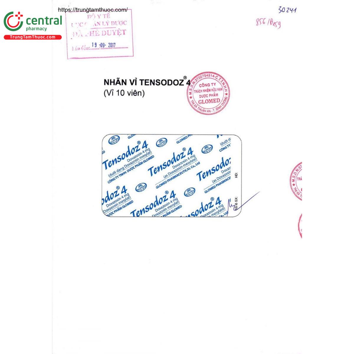 thuoc tensodoz 4mg 3 H2032 thuoc tensodoz 4mg 3 H2032