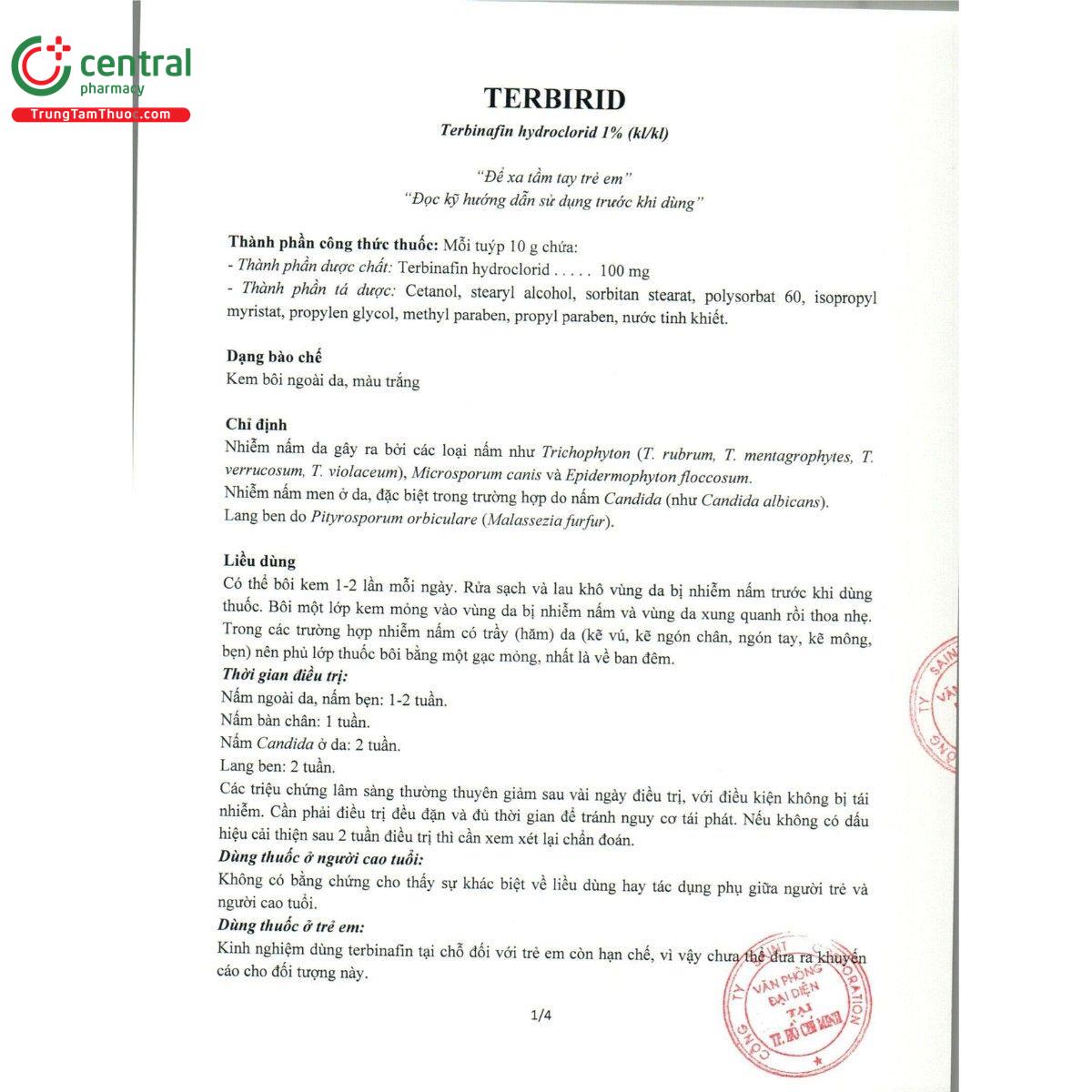 thuoc terbirid 1 2 R7850 thuoc terbirid 1 2 R7850