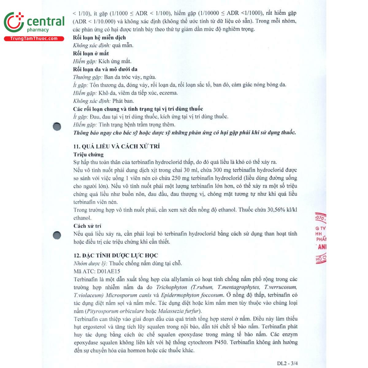 thuoc terminus 1 cutaneous spray 6 N5866