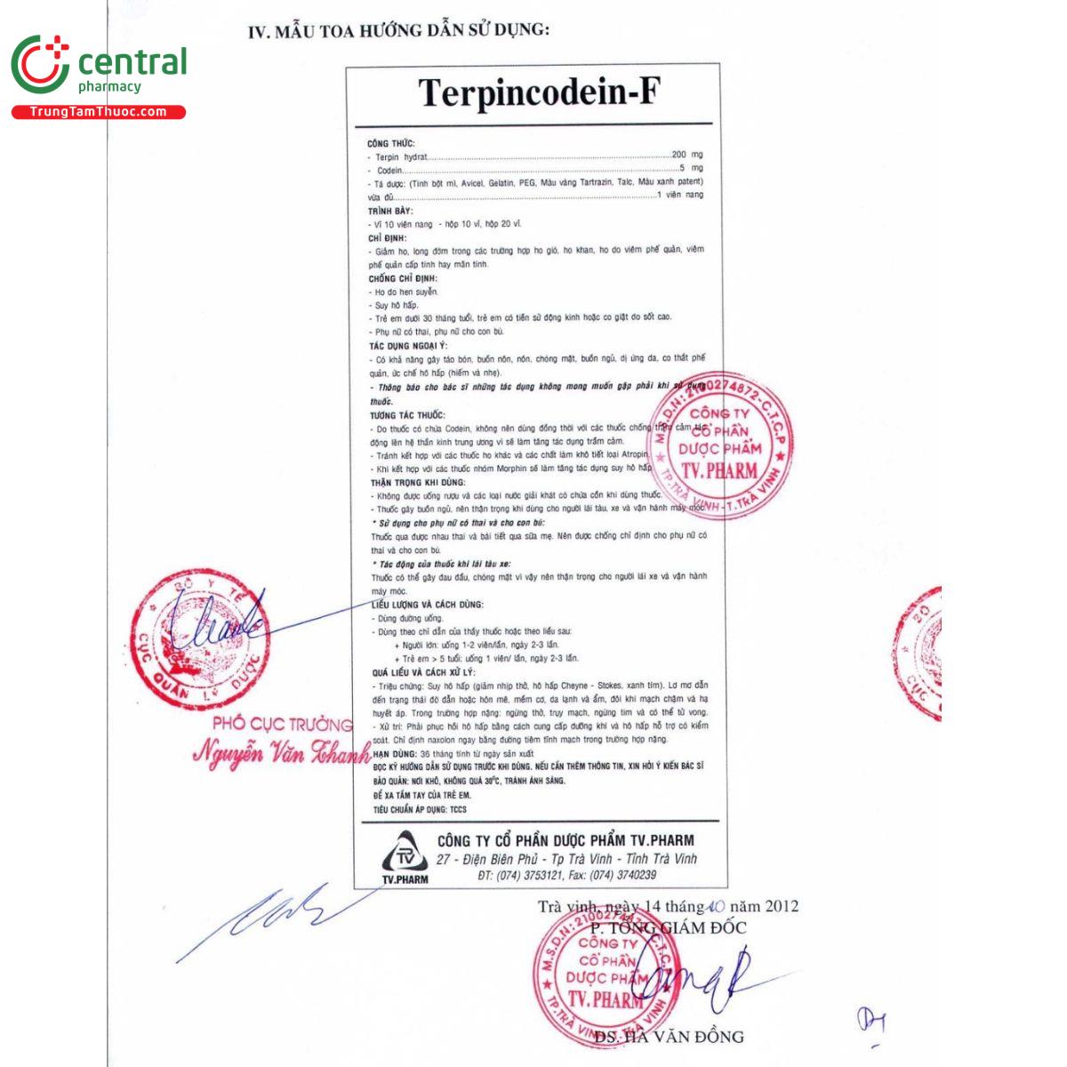 thuoc terpincodein f tv pharm 2 F2464