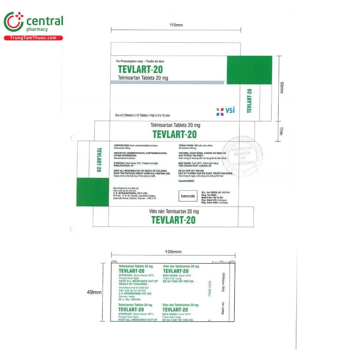 thuoc tevlart 20 2 T7564
