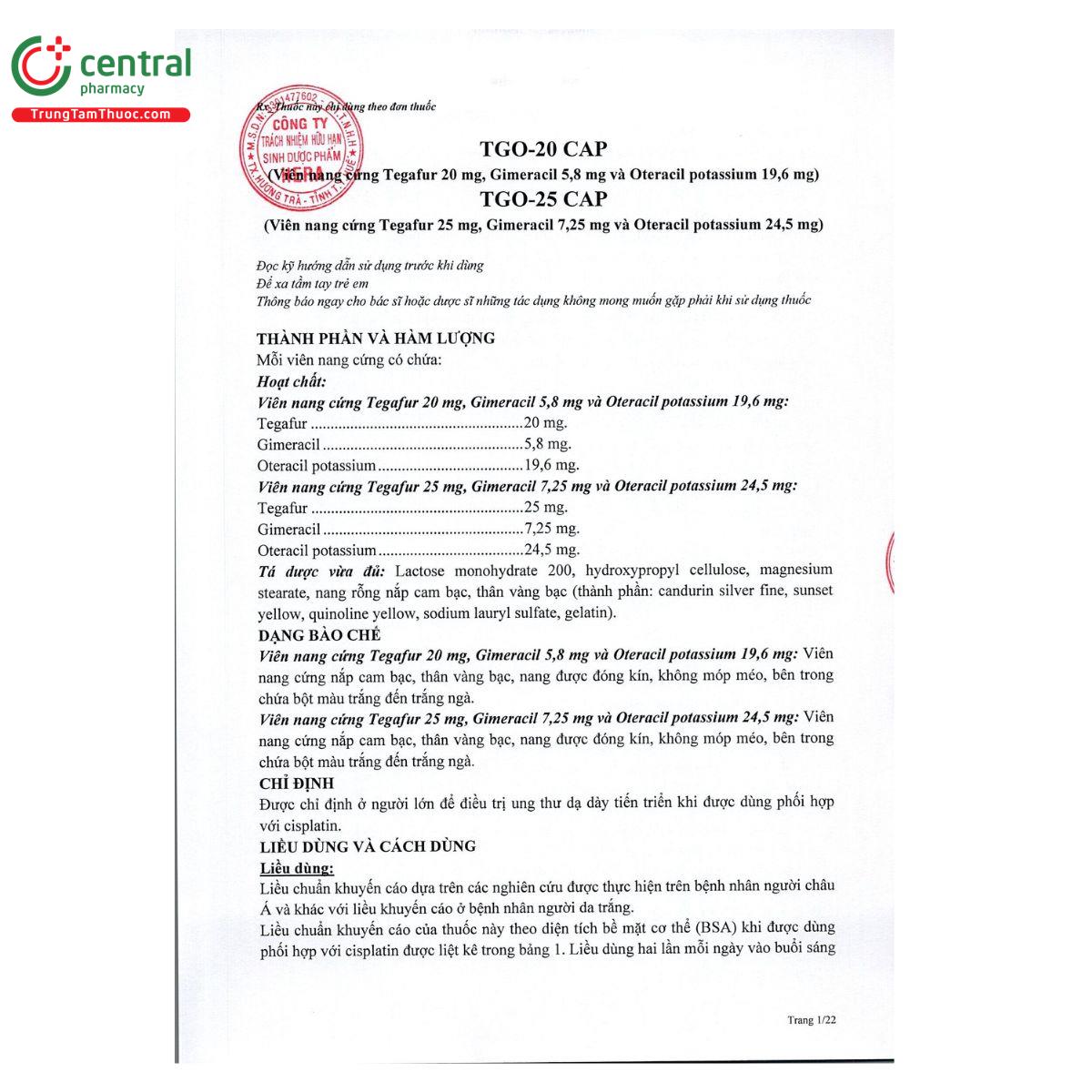 thuoc tgo 20 cap 3 G2630 thuoc tgo 20 cap 3 G2630