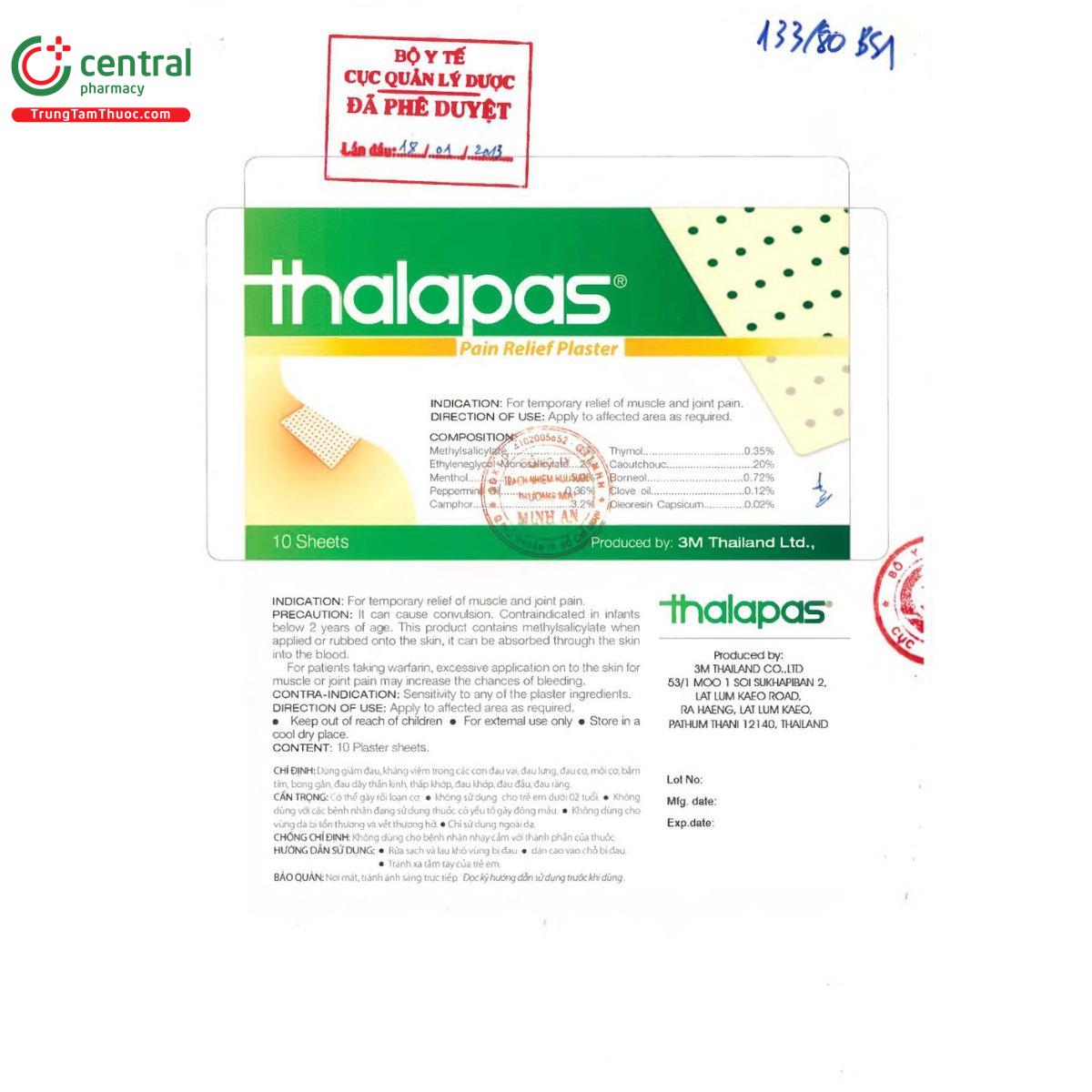 thuoc thalapas 4 A0118 thuoc thalapas 4 A0118