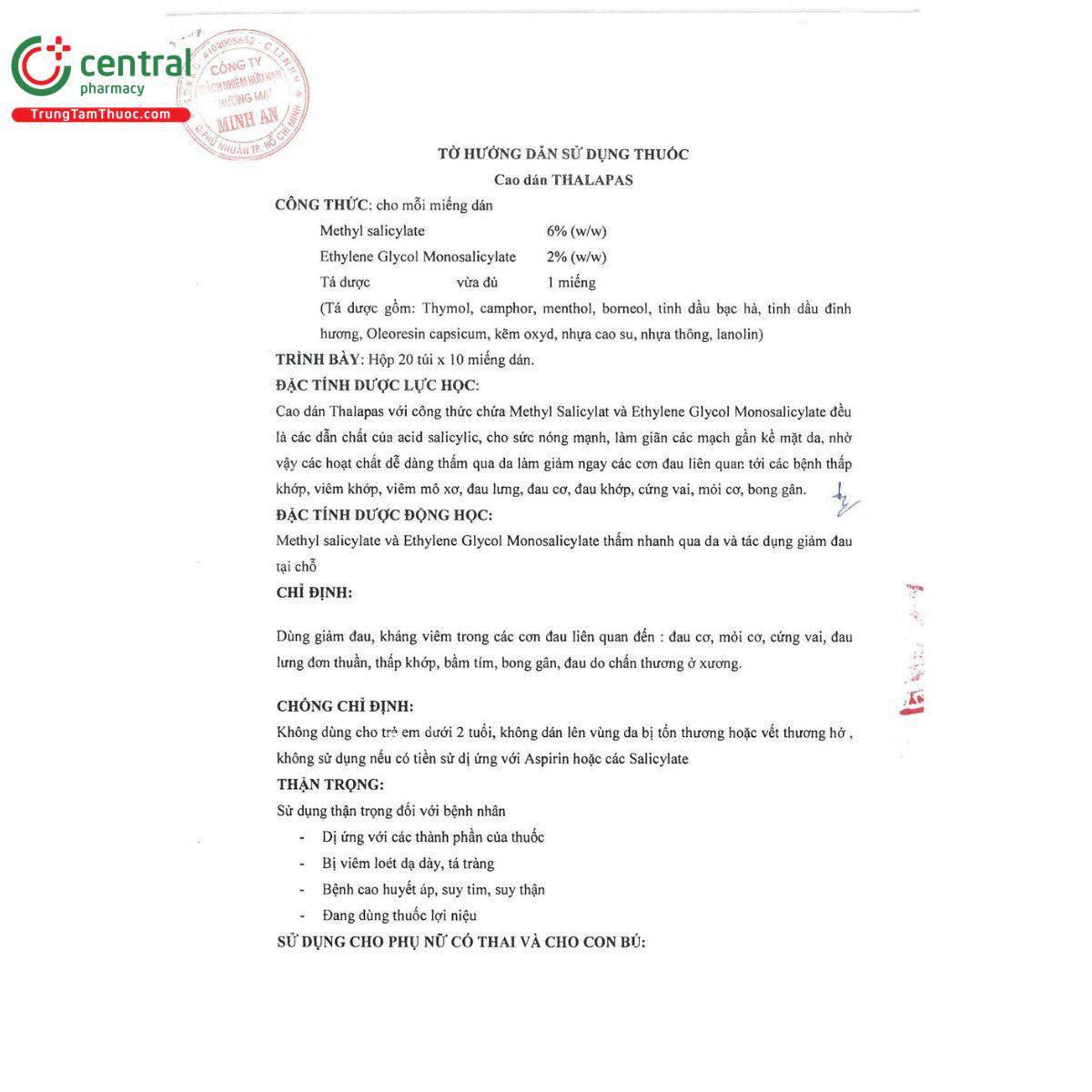 thuoc thalapas 5 P6460 thuoc thalapas 5 P6460