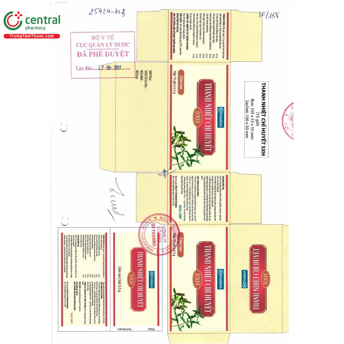 thuoc thanh nhiet chi huyet sxh 3 M5273 thuoc thanh nhiet chi huyet sxh 3 M5273