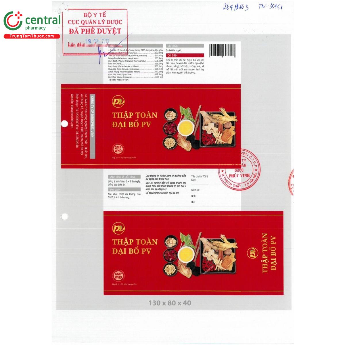 thuoc thap toan dai bo pv 2 V8116