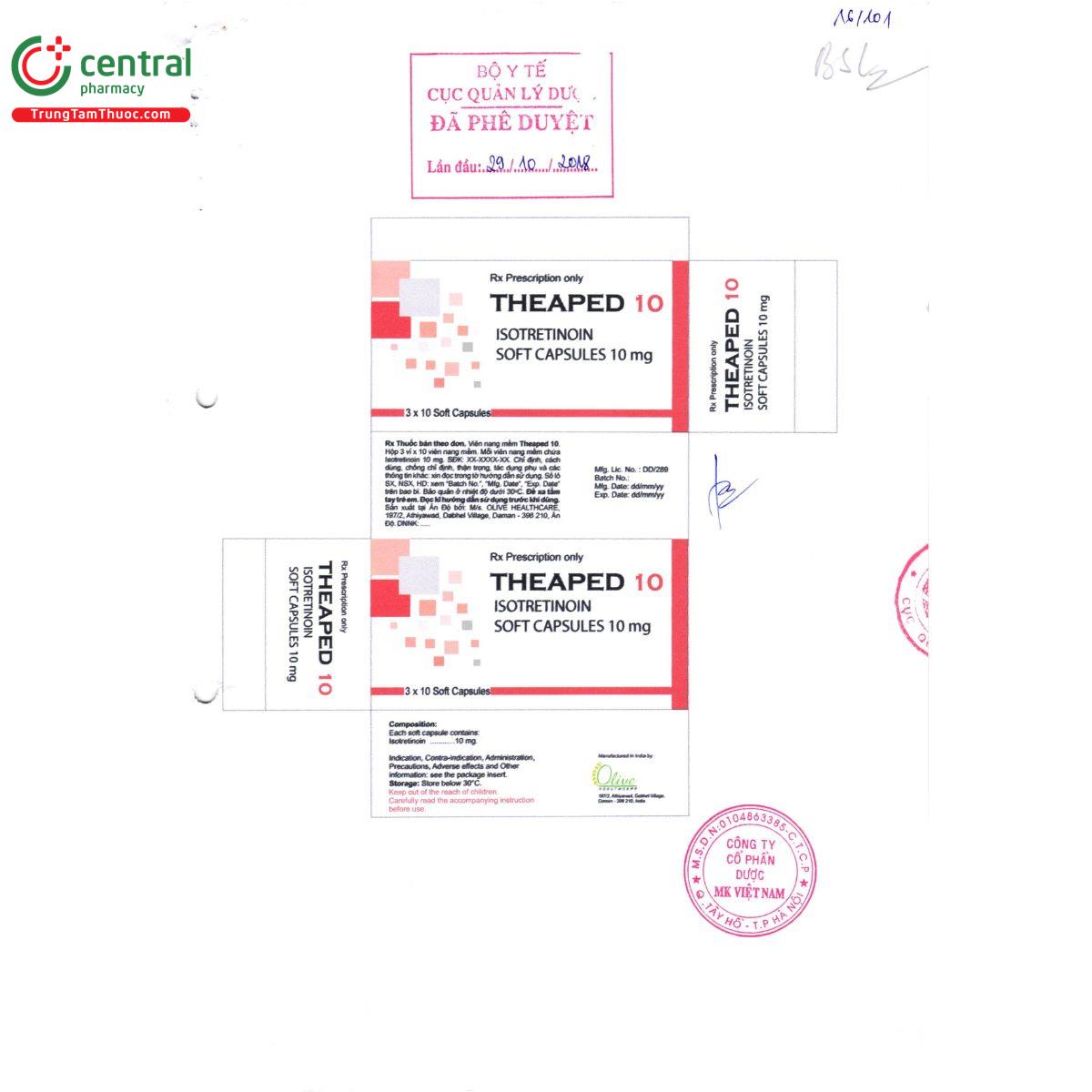thuoc theaped 10 2 E1751 thuoc theaped 10 2 E1751