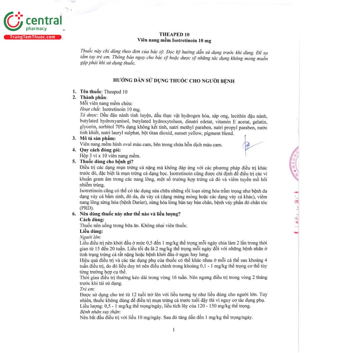 thuoc theaped 10 4 J4820 thuoc theaped 10 4 J4820
