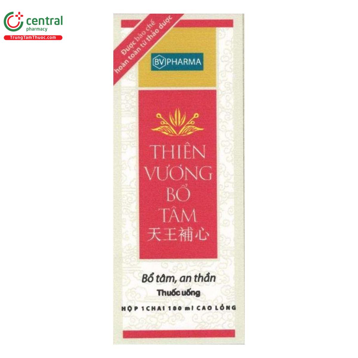 thuoc thien vuong bo tam bv pharma 1 A0121 thuoc thien vuong bo tam bv pharma 1 A0121