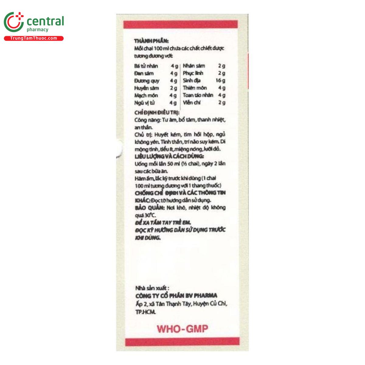 thuoc thien vuong bo tam bv pharma 2 H2857 thuoc thien vuong bo tam bv pharma 2 H2857