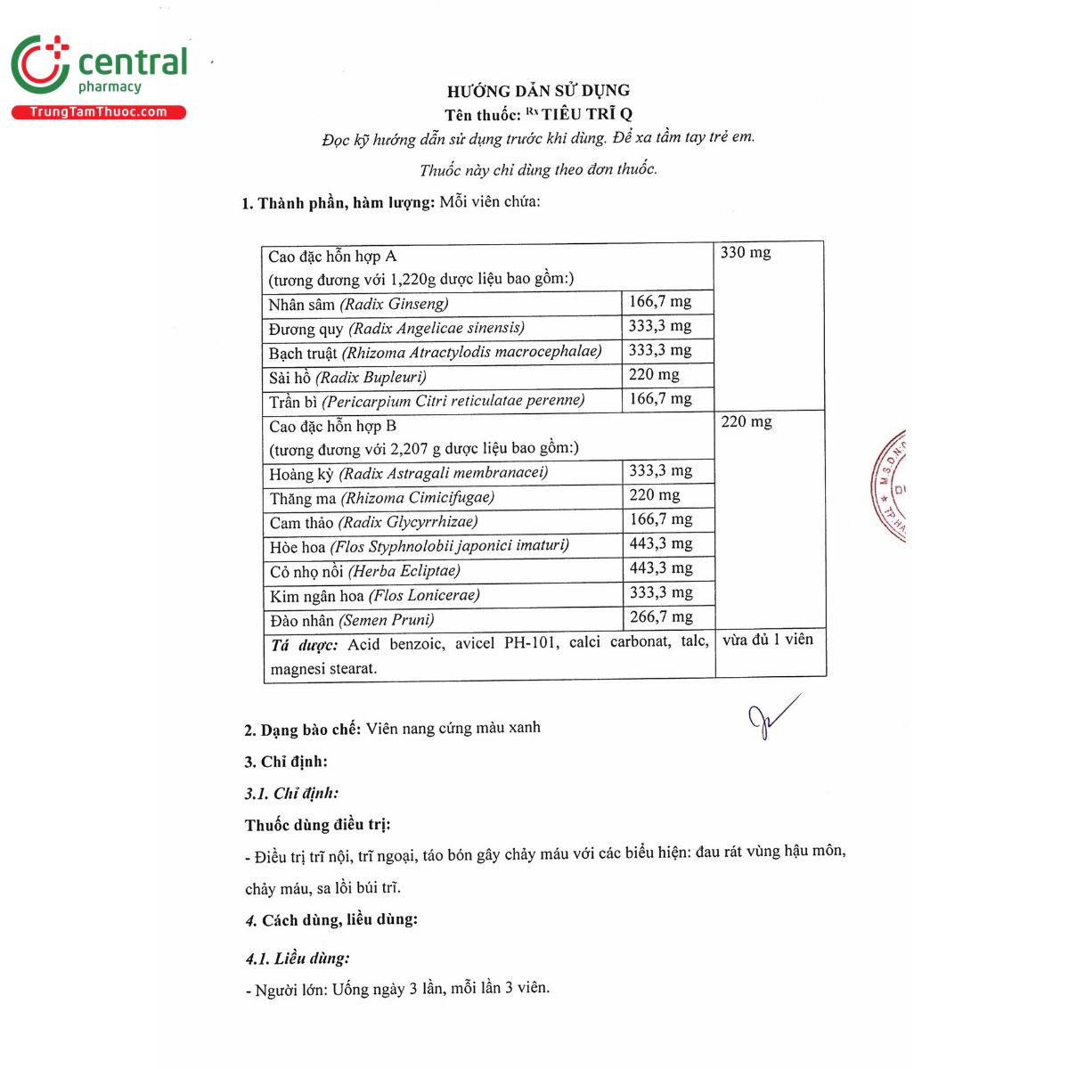 thuoc tieu tri q 7 Q6044