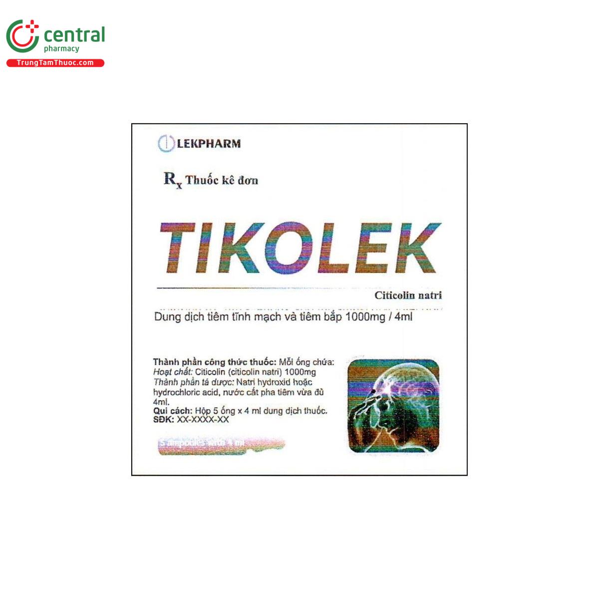 thuoc tikolek 1000mg 4ml H2214 thuoc tikolek 1000mg 4ml H2214