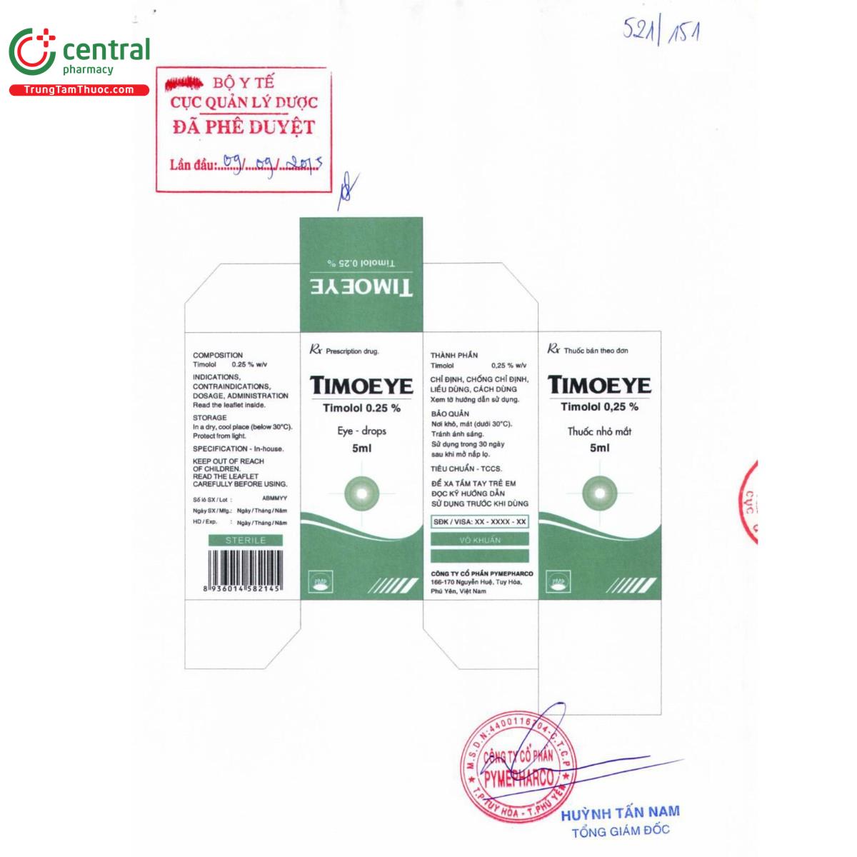 thuoc timoeye 025 2 M4530 thuoc timoeye 025 2 M4530