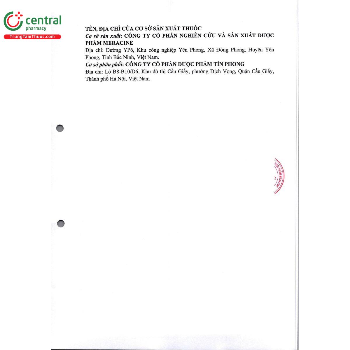 thuoc tinfohexin 8mg 8 N5576