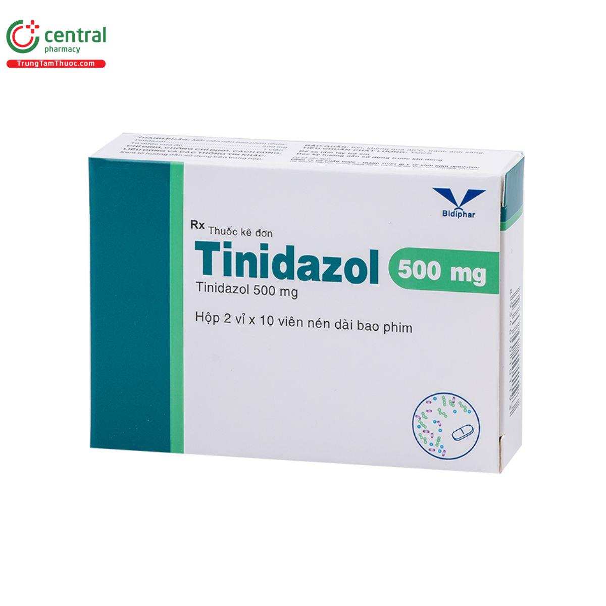 thuoc tinidazol 500mg bidiphar 1 F2121