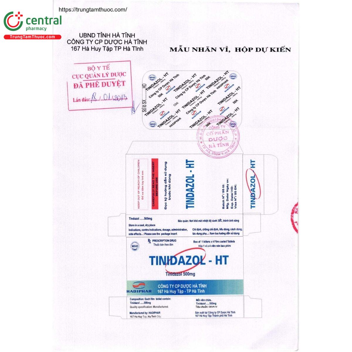 thuoc tinidazol ht 500mg 2 N5713 thuoc tinidazol ht 500mg 2 N5713