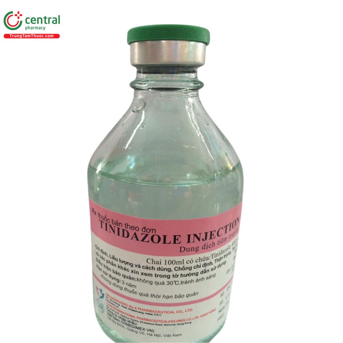 thuoc tinidazole injection 100ml 400mg 2 G2245