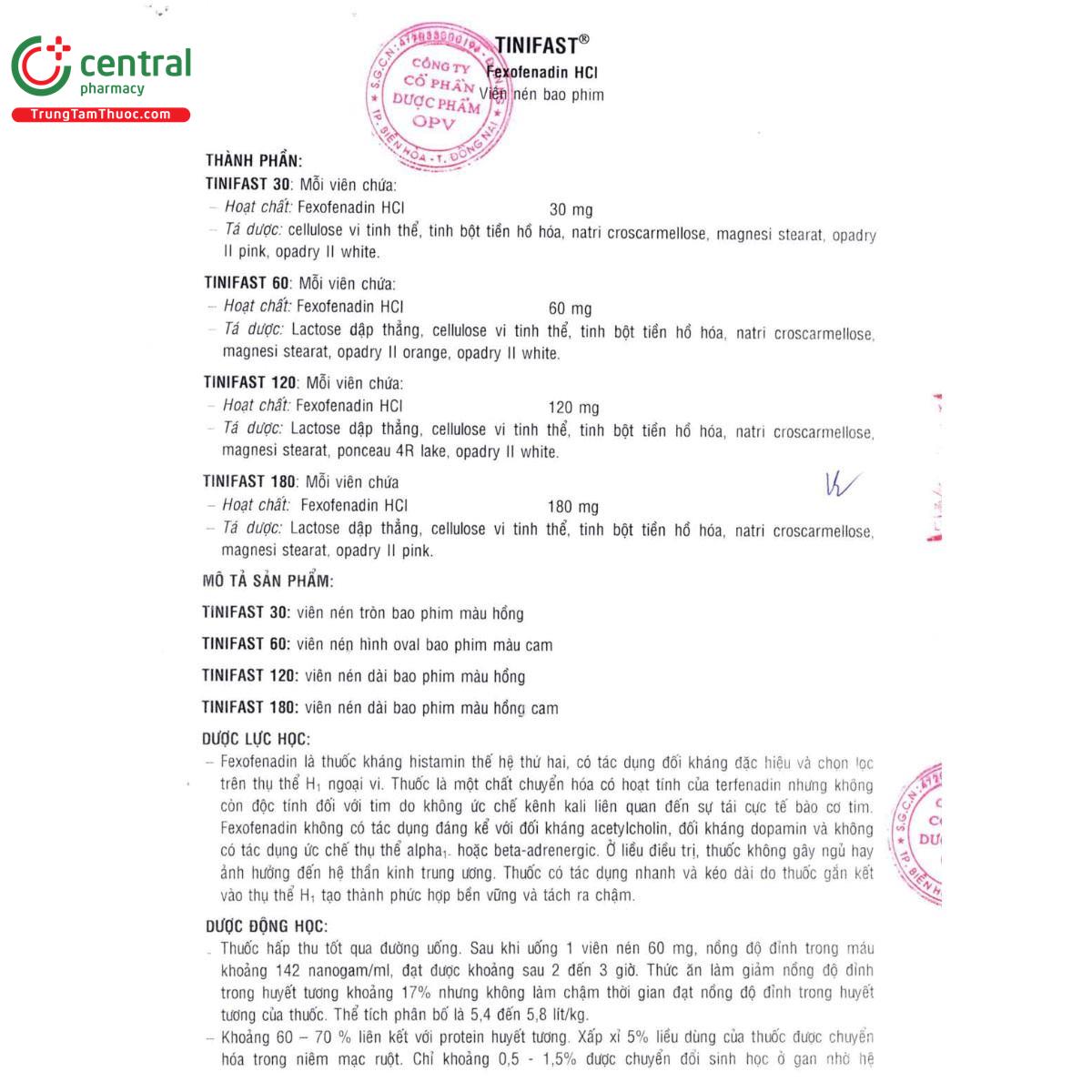 thuoc tinifast 180 4 E1107 thuoc tinifast 180 4 E1107