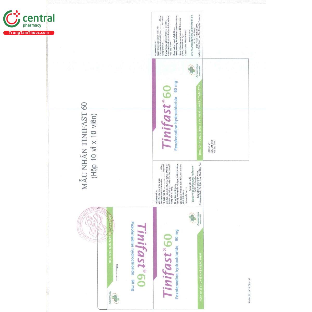 thuoc tinifast 60mg 8 G2816