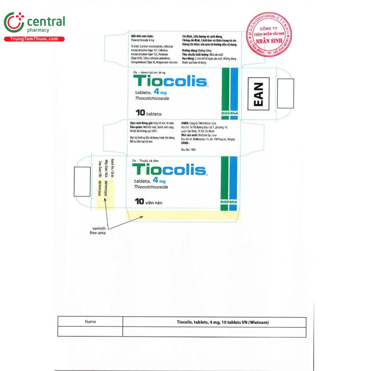 thuoc tiocolis tablets 4mg 1 F2812