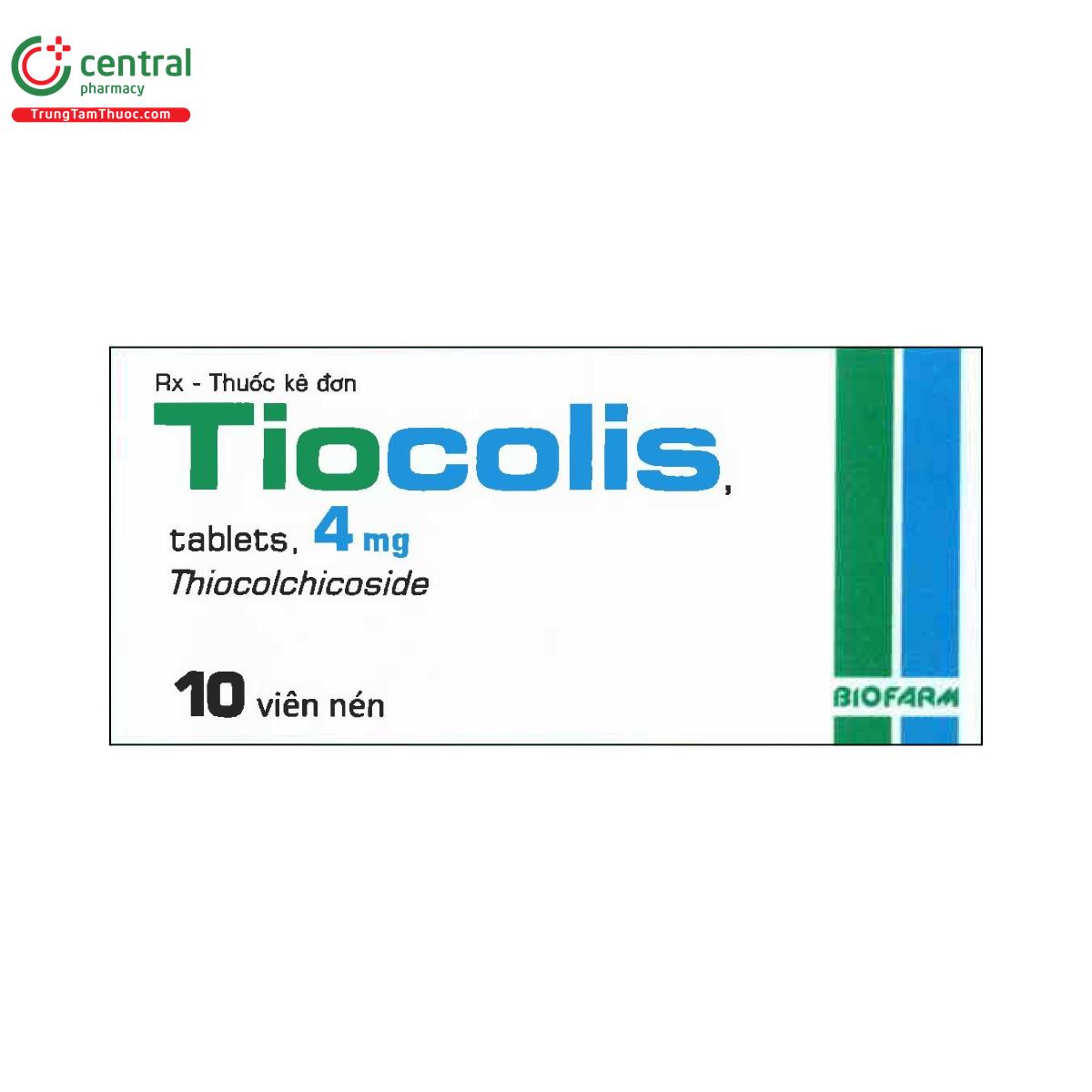 thuoc tiocolis tablets 4mg U8262