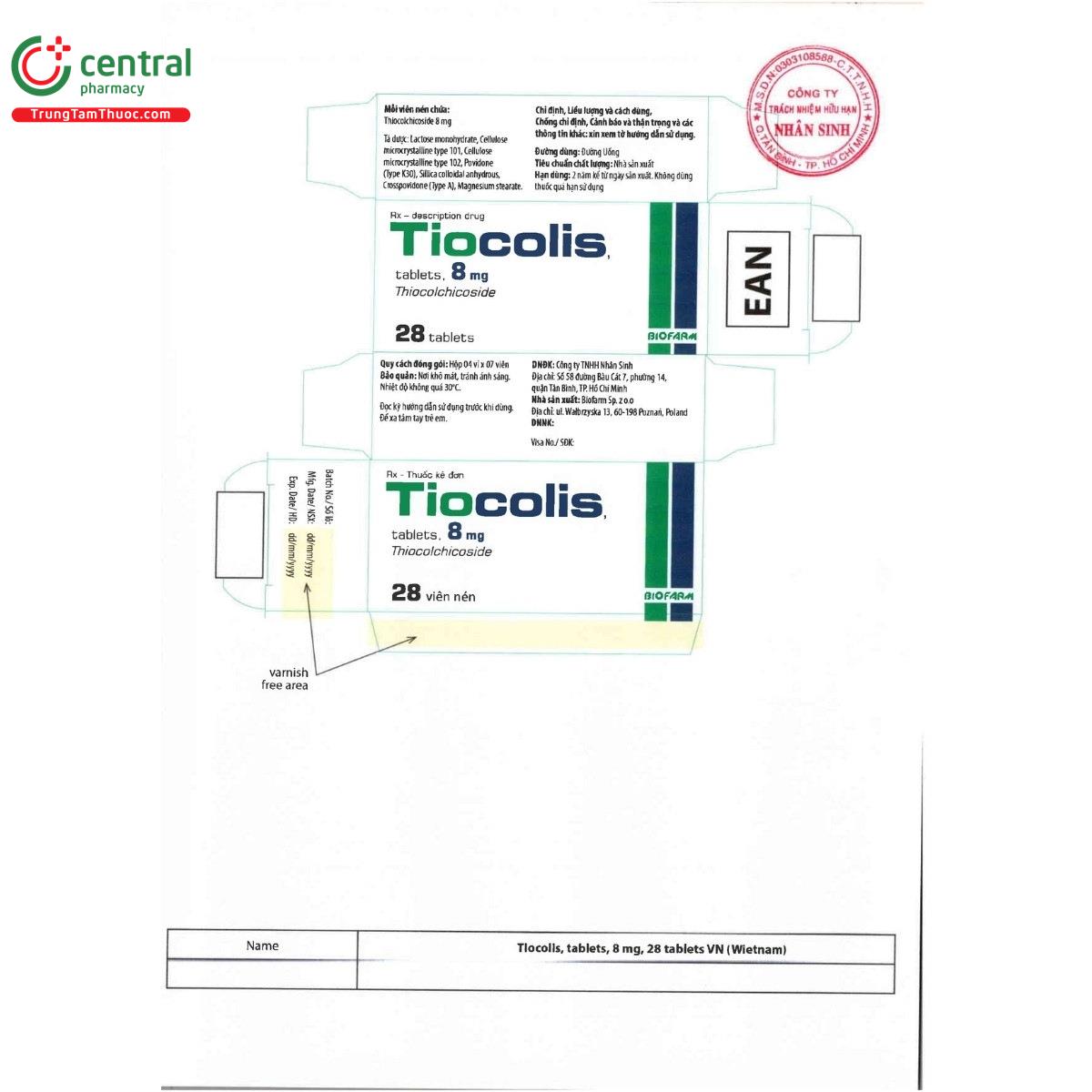 thuoc tiocolis tablets 8mg 3 R7378 thuoc tiocolis tablets 8mg 3 R7378