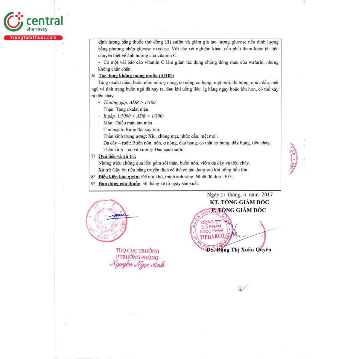 thuoc tipha c 1000mg 14 B0852