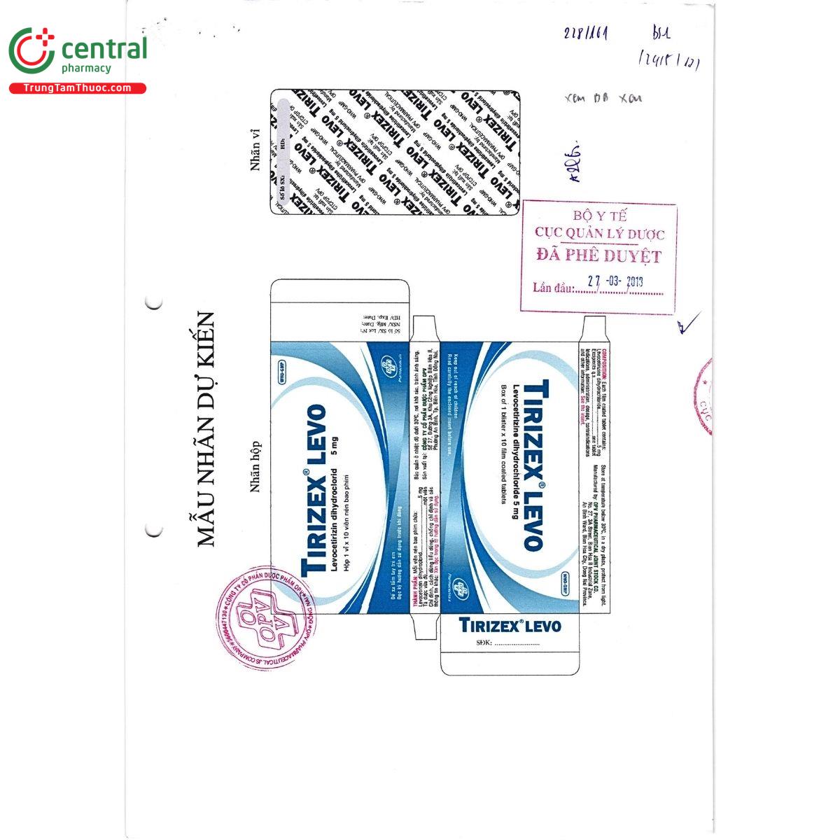 thuoc tirizex levo 5mg 3 P6072
