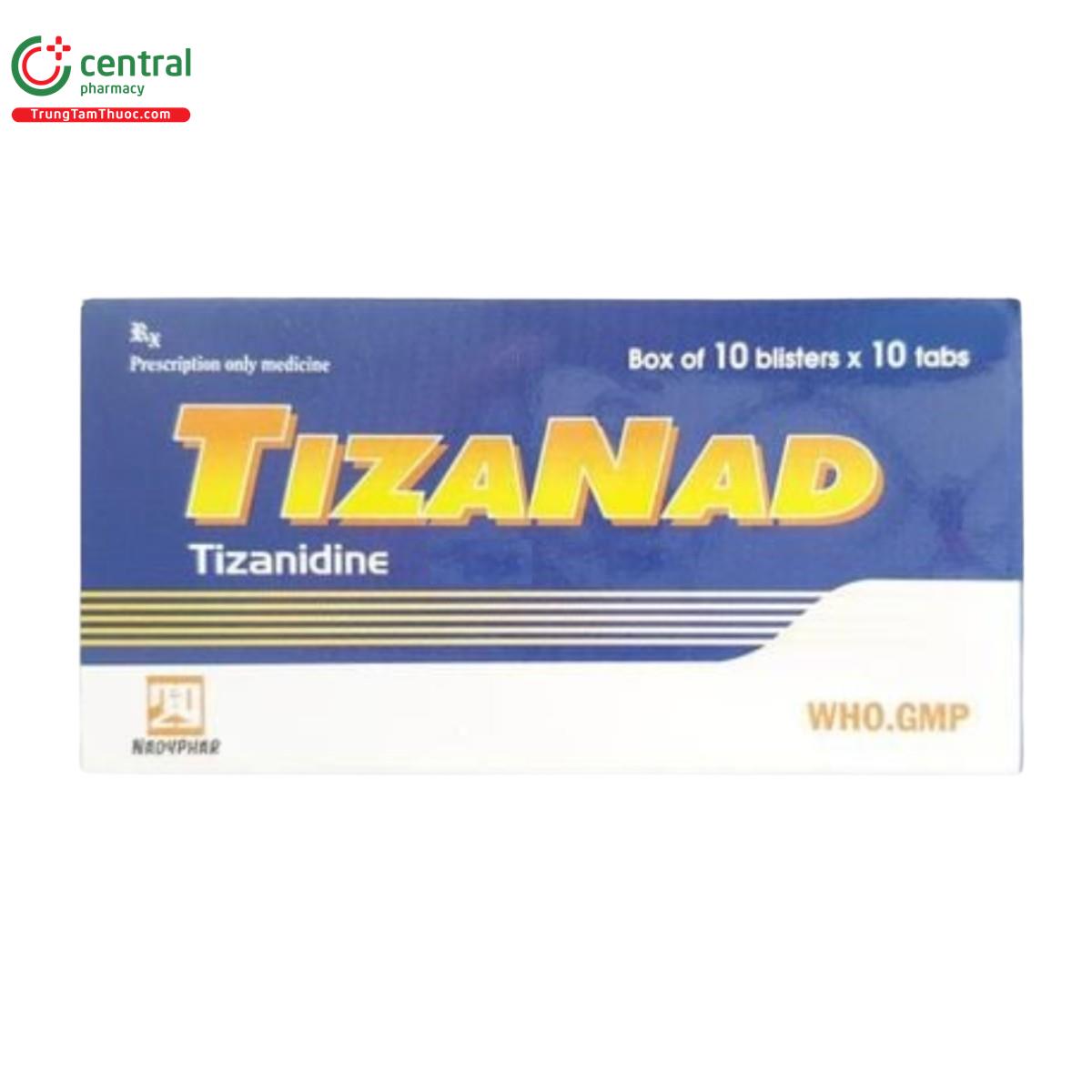 thuoc tizanad 2mg 1 A0662 thuoc tizanad 2mg 1 A0662
