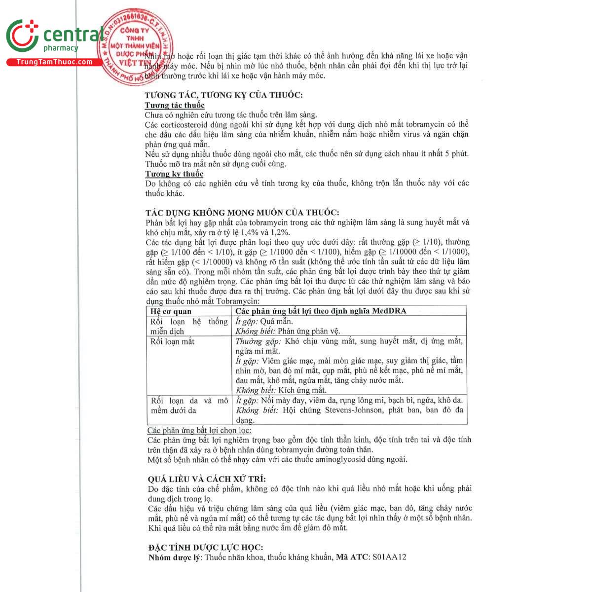 thuoc tobramycin ophthalmic solution usp 03 makcur 11 V8382