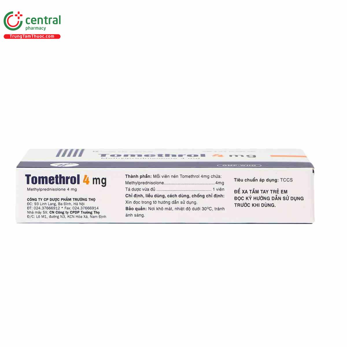 thuoc tomethrol 4mg 8 B0272