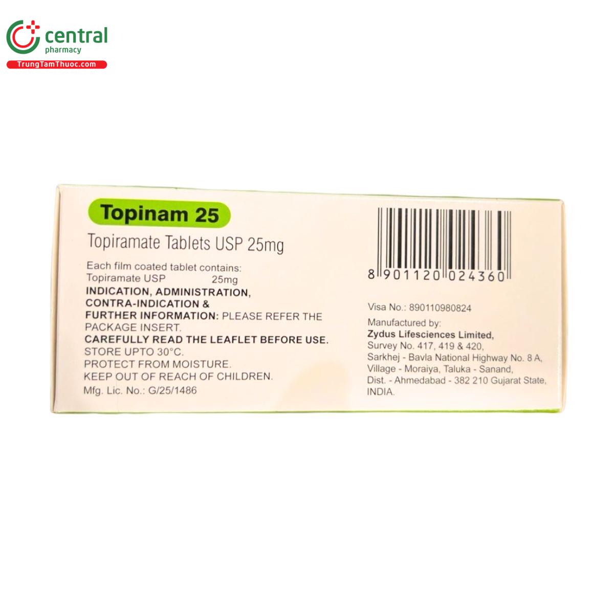 thuoc topinam 25 4 C0721