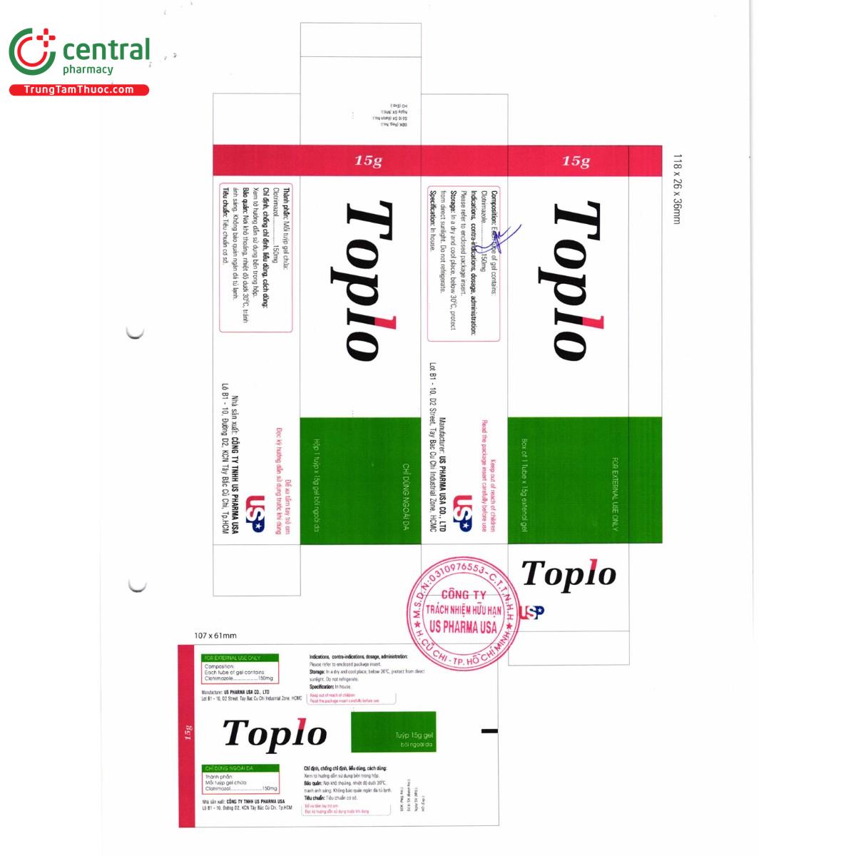 thuoc toplo 10mg g 4 M5425 thuoc toplo 10mg g 4 M5425
