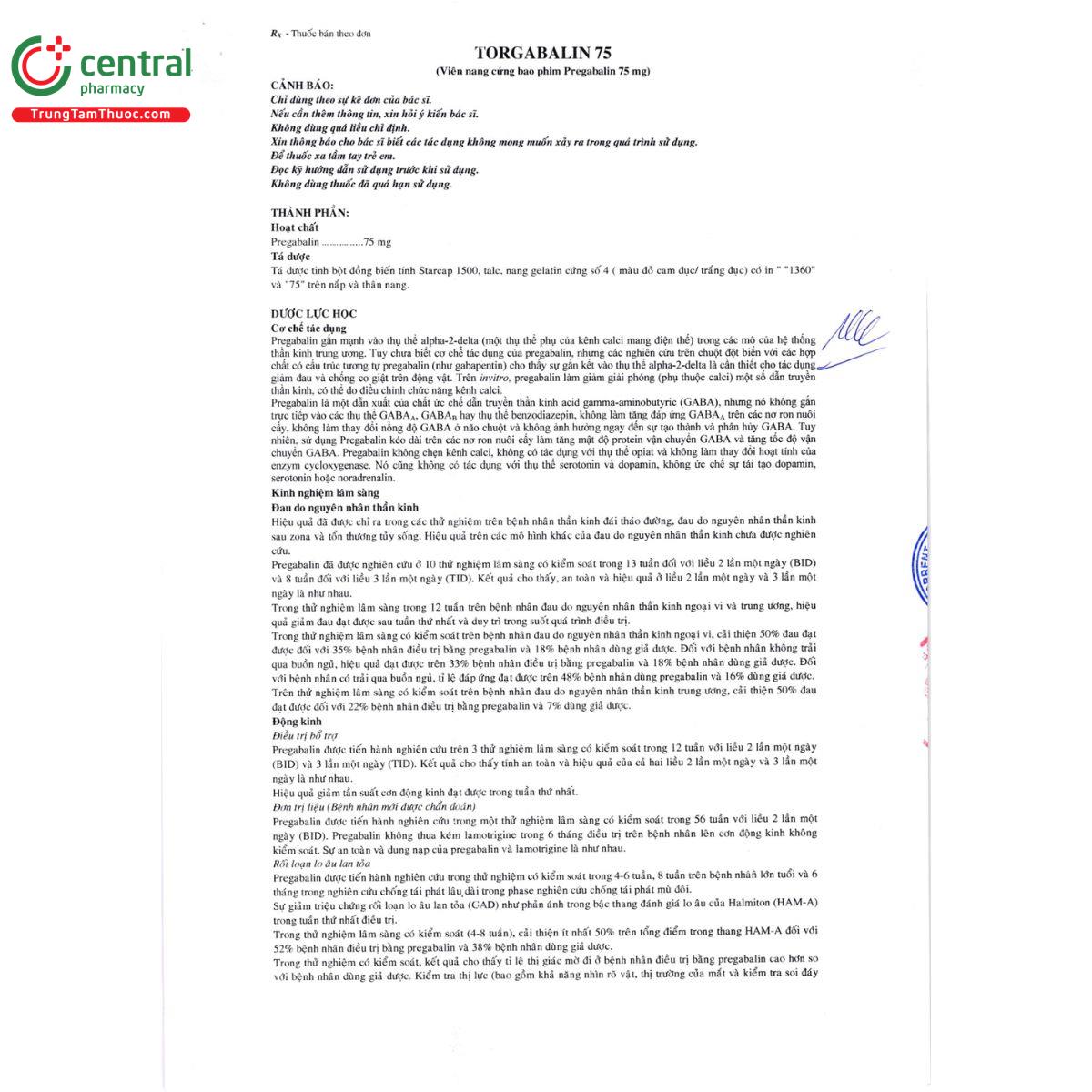 thuoc torgabalin 75 5 O6852 thuoc torgabalin 75 5 O6852