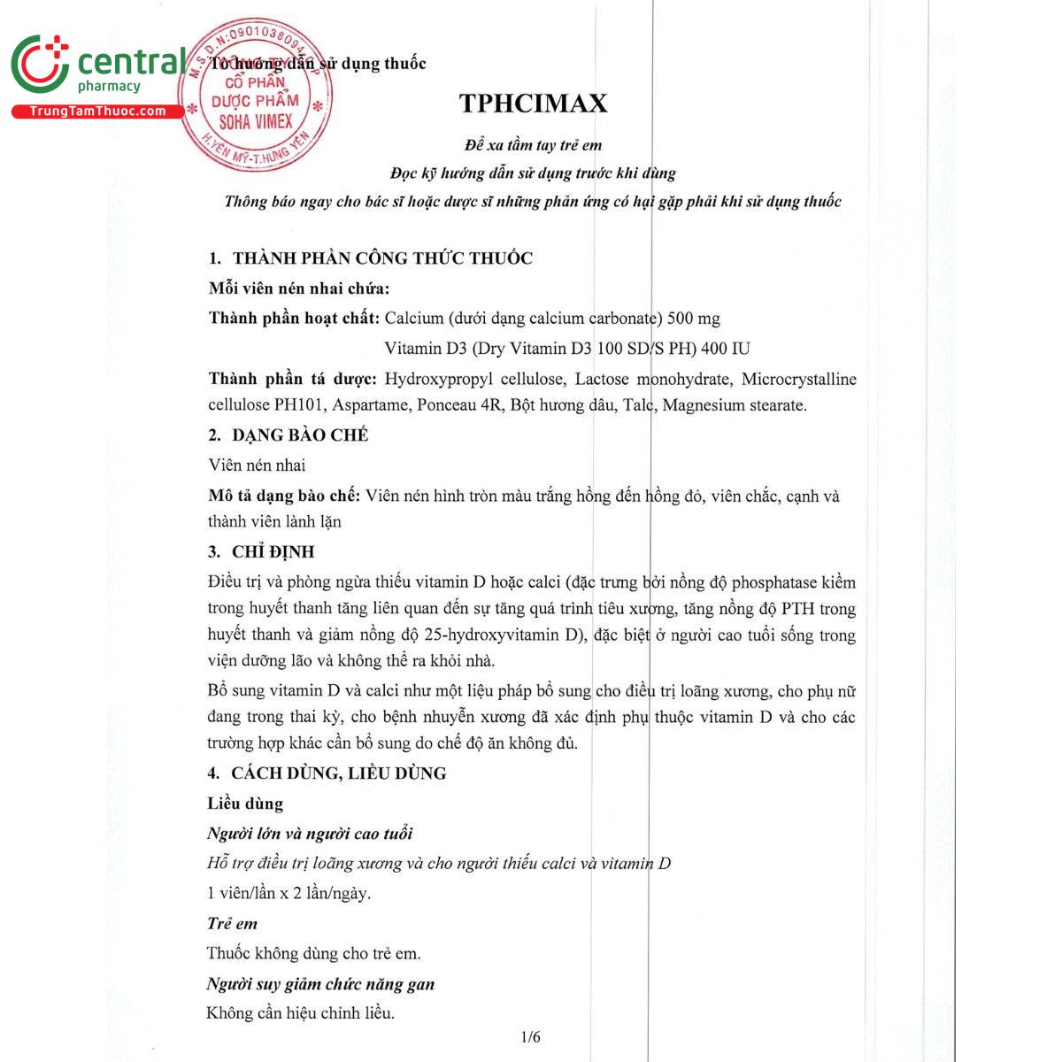 thuoc tphcimax 500mg 400iu 4 V8577