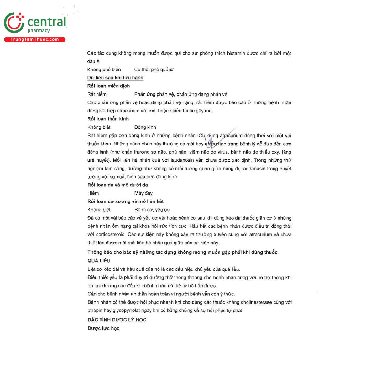 thuoc tracrium 13 R7461 thuoc tracrium 13 R7461