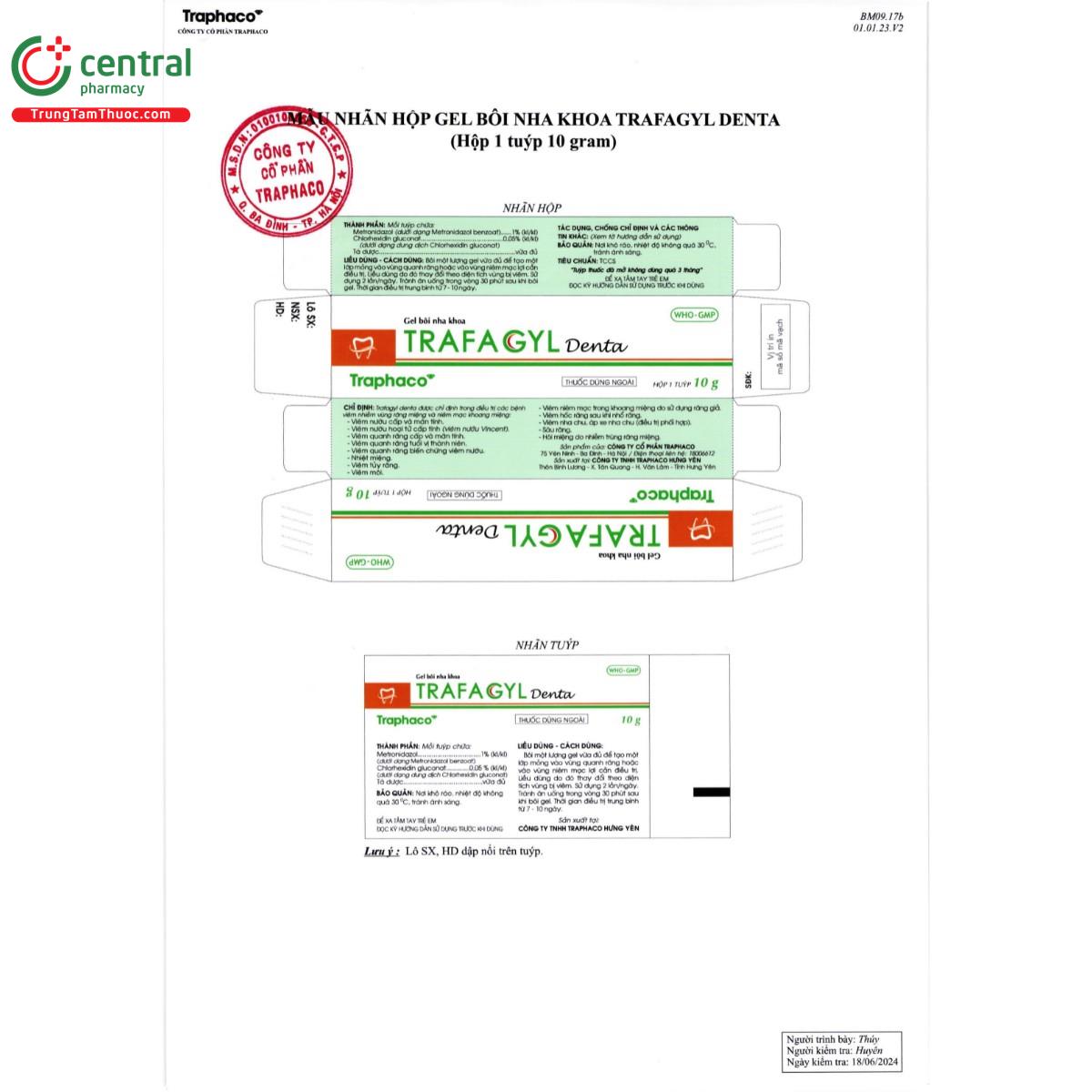 thuoc trafagyl denta 2 A0038