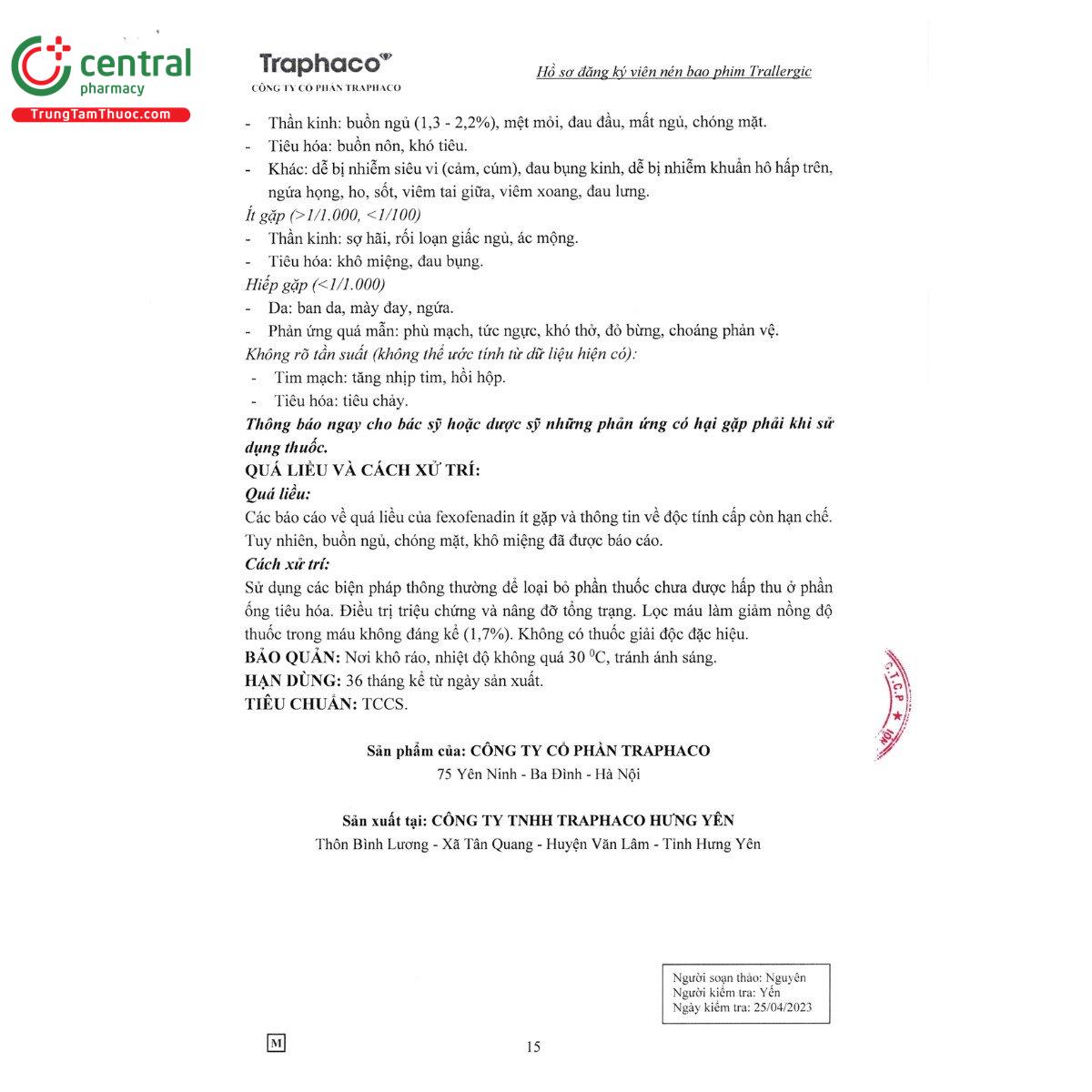 thuoc trallergic 180mg 14 C1560