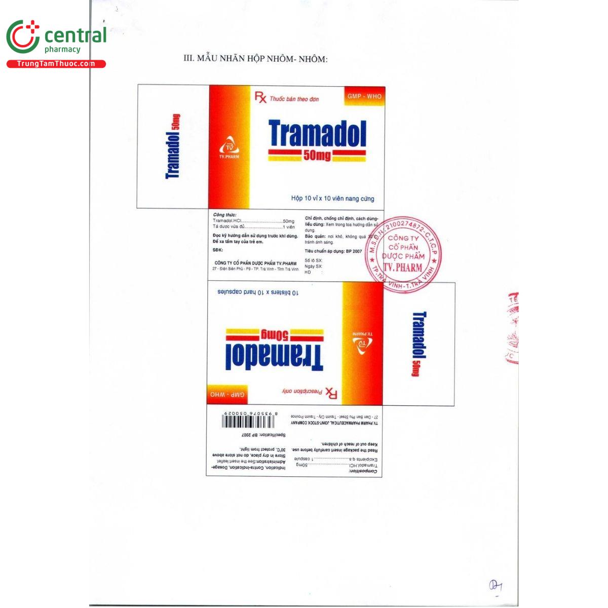 thuoc tramadol 50mg tv pharm 5 Q6477 thuoc tramadol 50mg tv pharm 5 Q6477