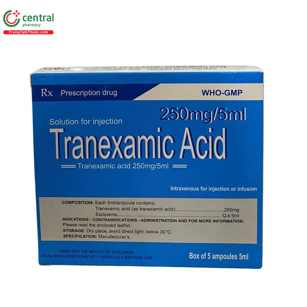 thuoc tranexamic acid 250mg 5ml md pharco 6 M4170